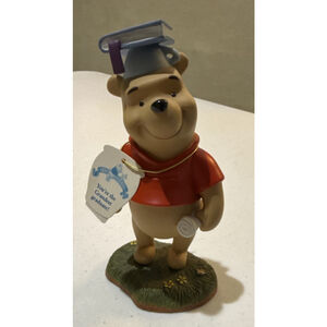 Disney Winnie the Pooh Graduation Figurine You're the Grandest Graduate